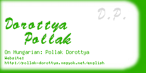 dorottya pollak business card